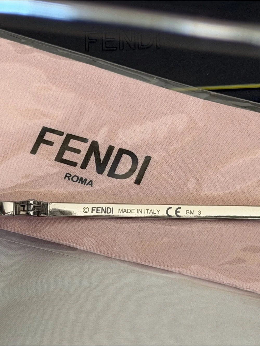Fendi Gradient FF-Logo Shield Sunglasses